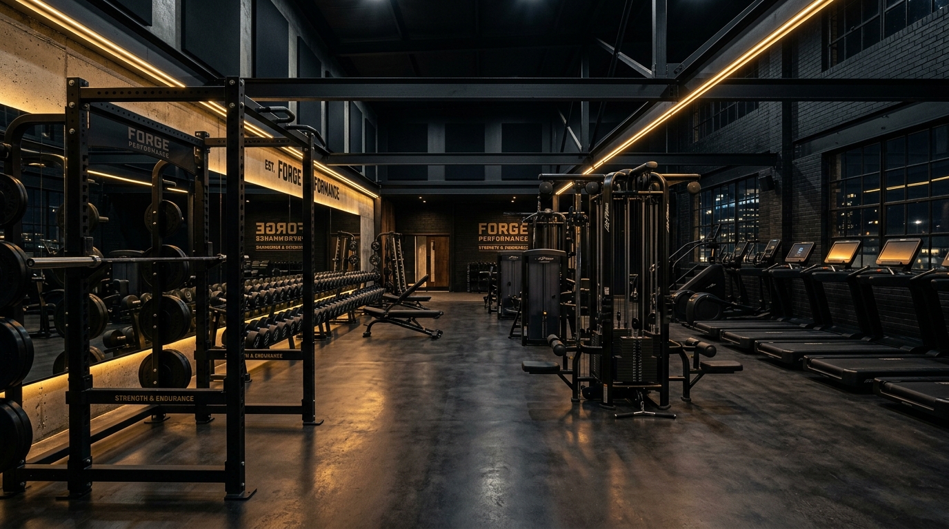 MKB Fitness Academy gym training area