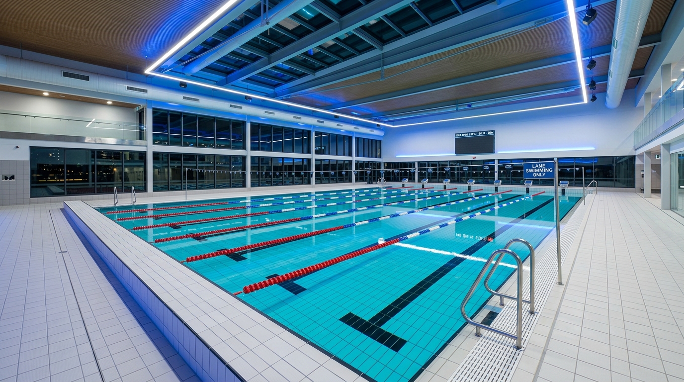 Premium swimming pool at MKB Fitness Academy